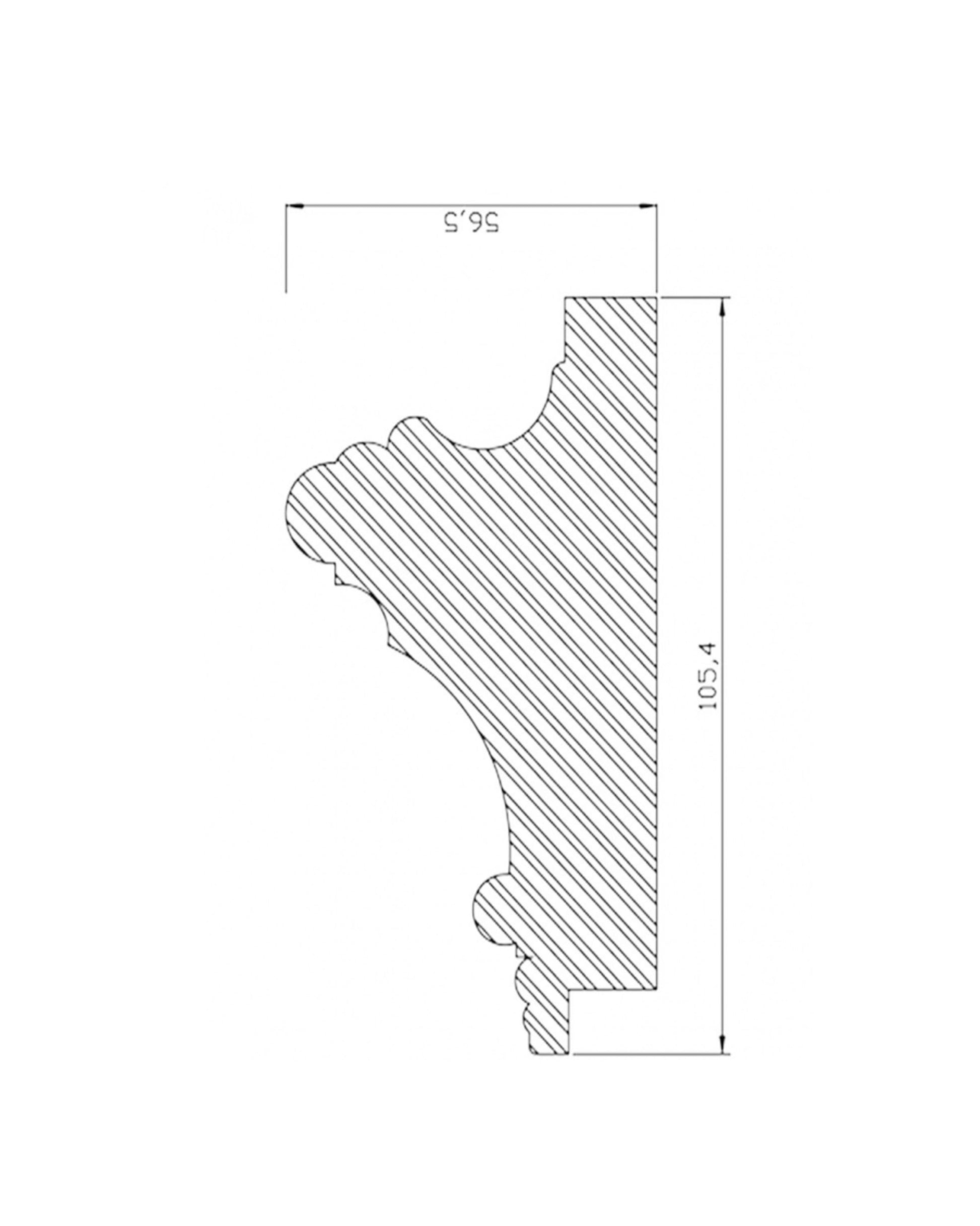 Marco de Oro Envejecido 00215G1/0654 – Elegancia