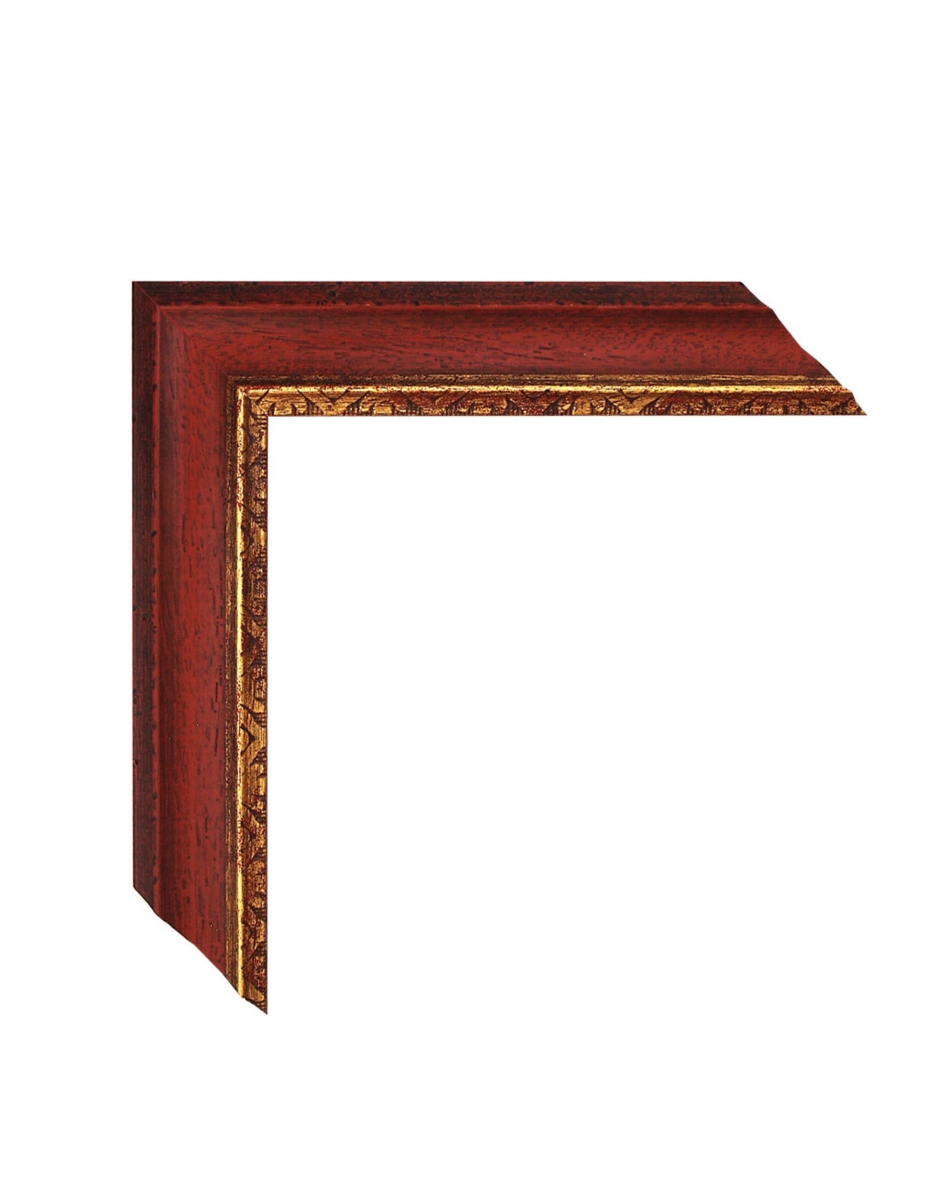 Marco Rojo con Grabado Dorado 00564A0/2233–