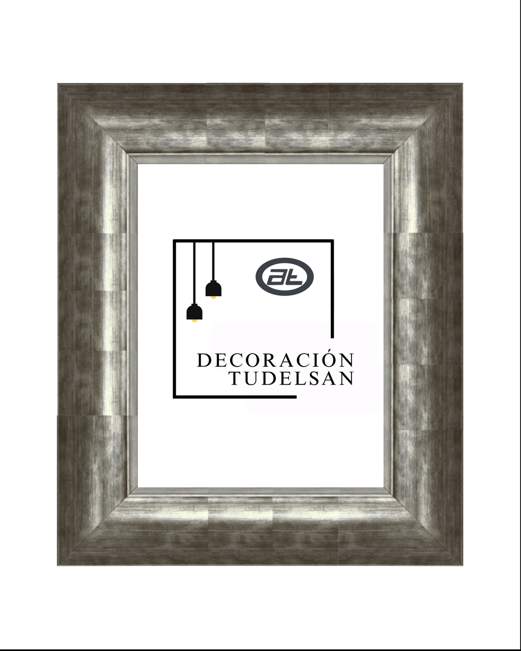 Marco  Plateado Envejecido 00134 Plata – Estilo