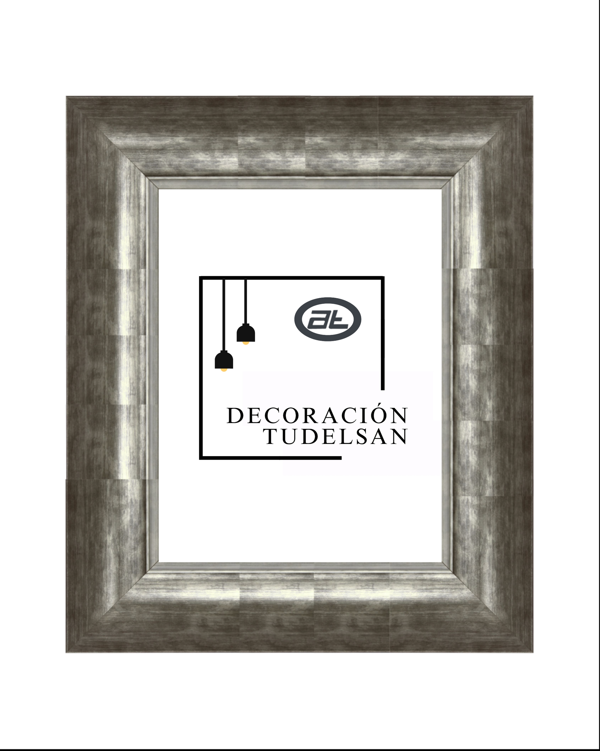 Marco  Plateado Envejecido 00134 Plata – Estilo