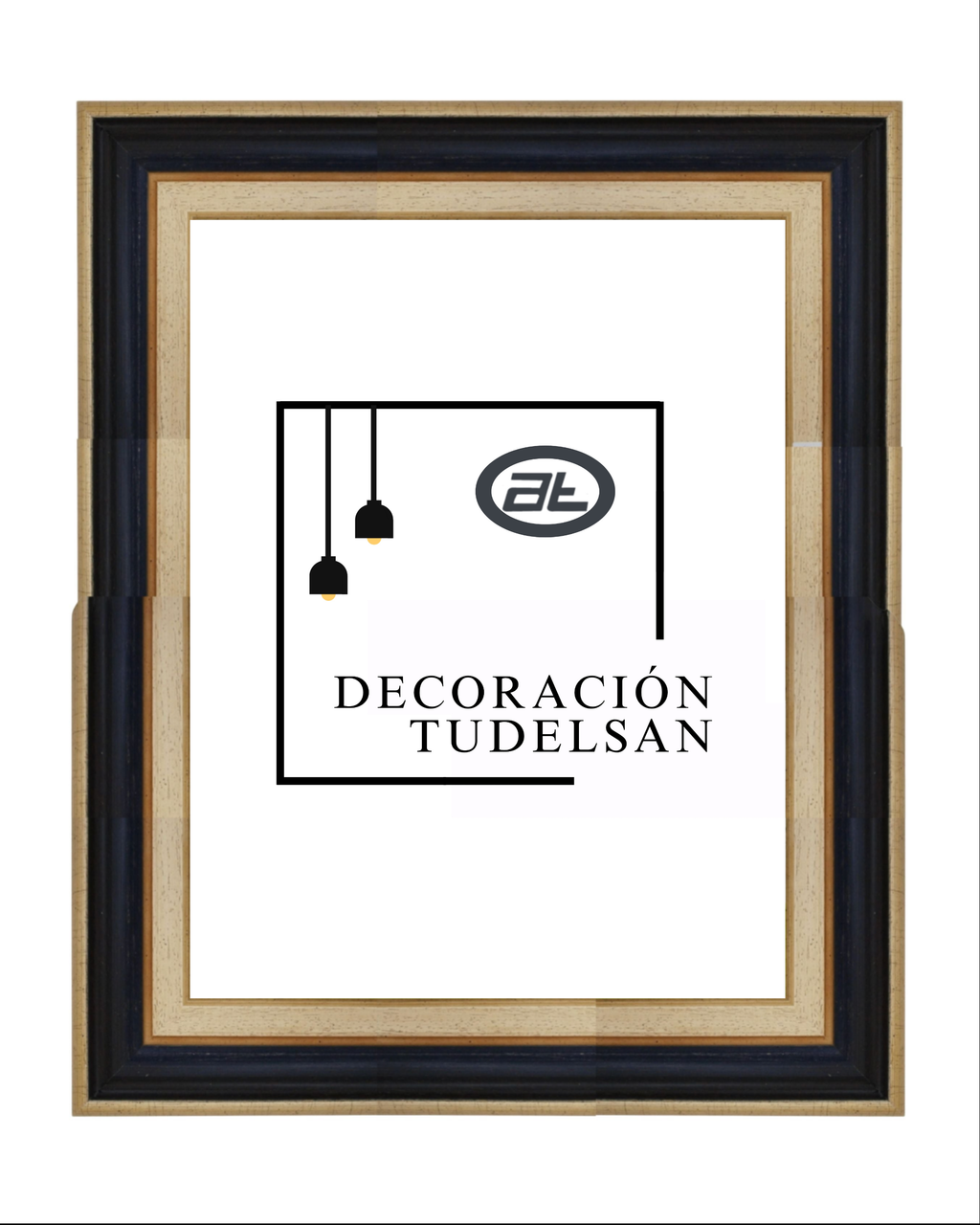 Marco Plata con Entrecalle Negra 00792M0/3244– Contraste Elegante y Estilo Contemporáneo