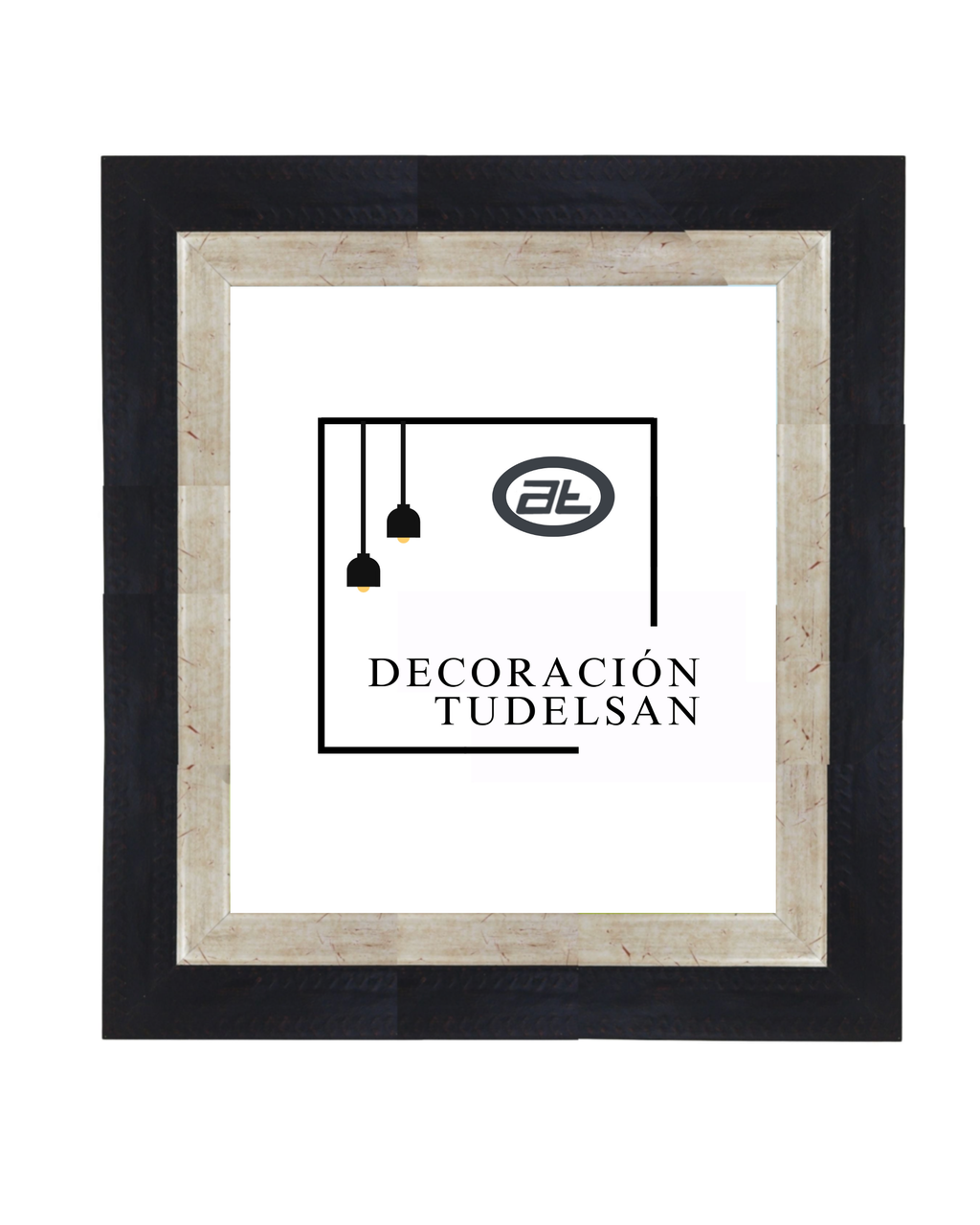 Marco modular Negro con Filo Plata 00791G1/3265 –