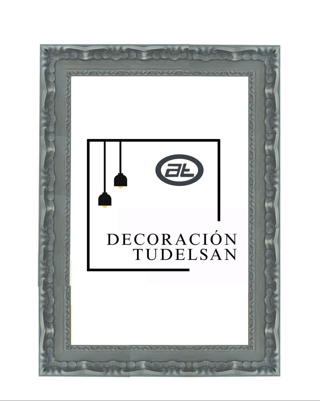 Marco Azul con Relieve Clásico – Elegancia Mediterránea con Profundidad