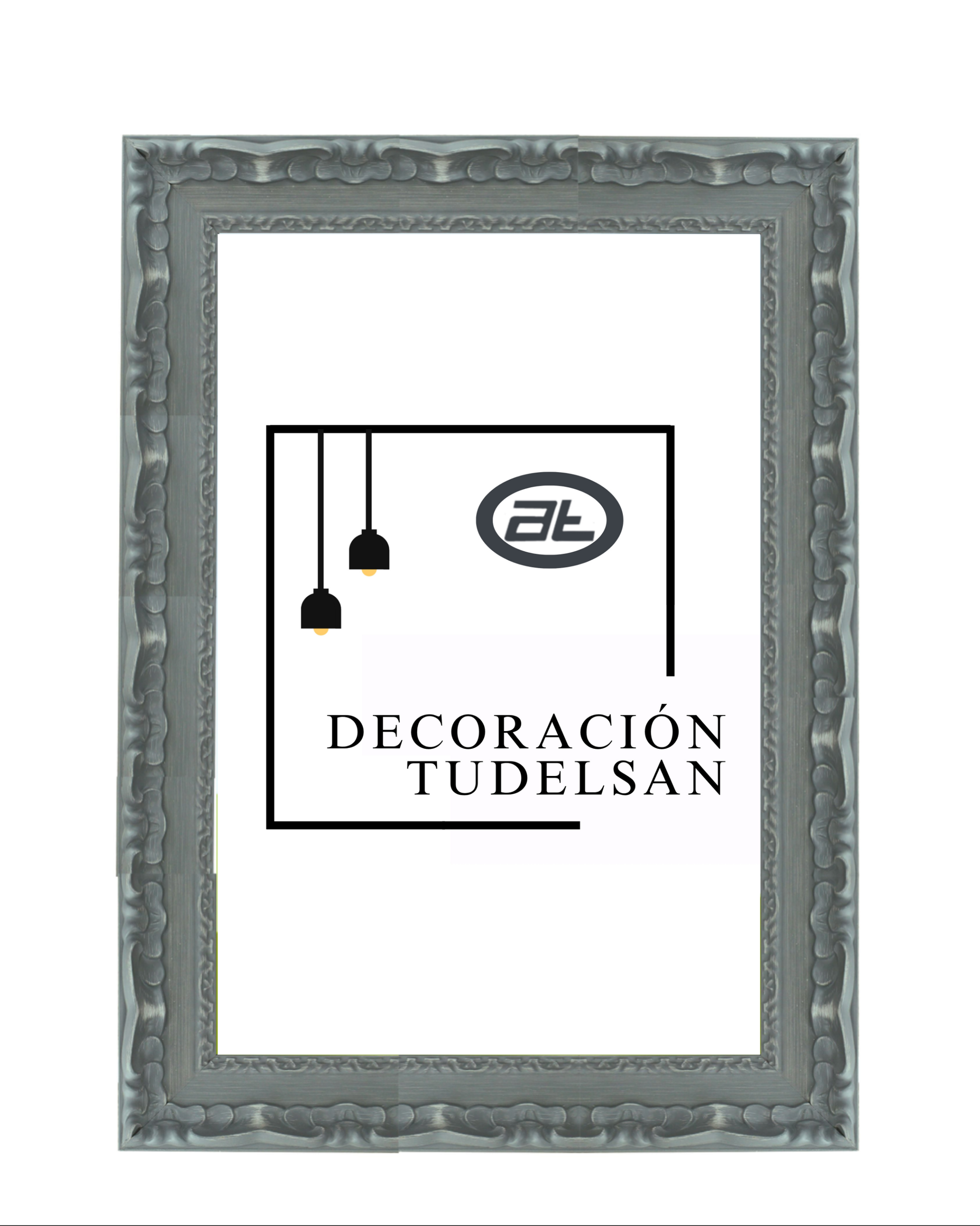 Marco Azul con Relieve Clásico – Elegancia Mediterránea con Profundidad