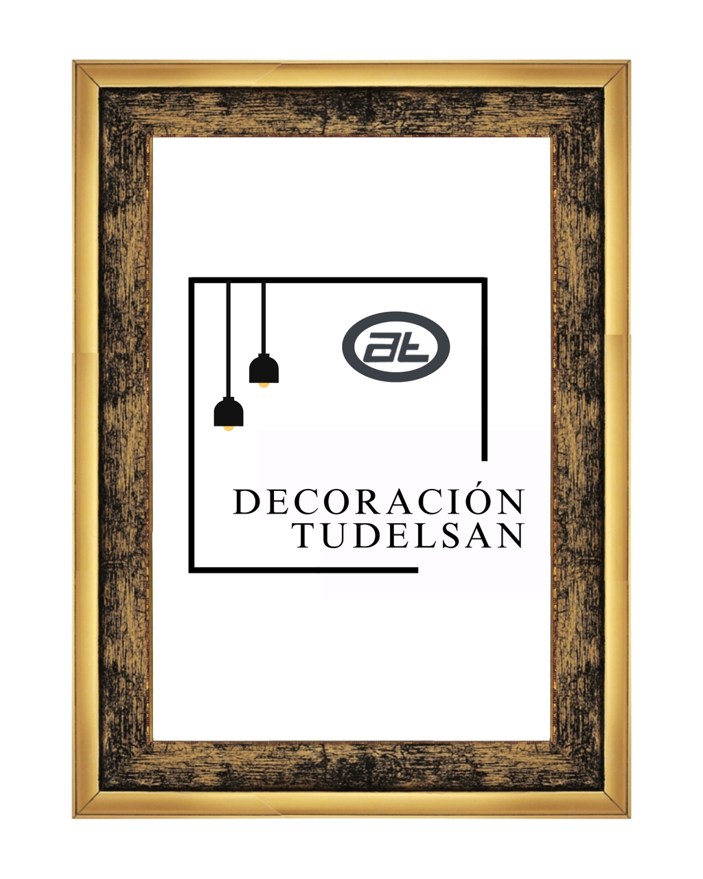 Marco Oro sobre Negro 00594Y6/2918 –