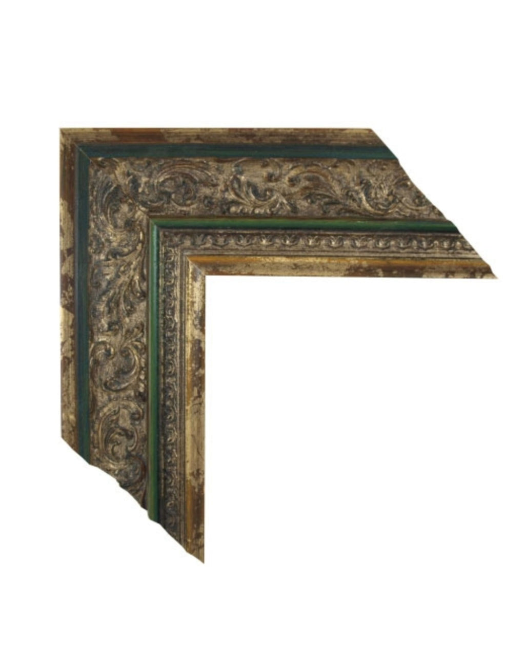 Marco Oro en Trozos con ambos Filos Verdes 00757G1/1432 –