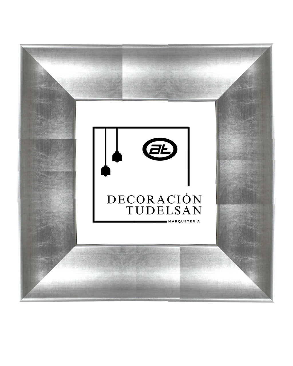 Moldura en Madera Acabado Plata. Modelo 5099 PLATA – Minimalismo Elegante y Estilo Contemporáneo