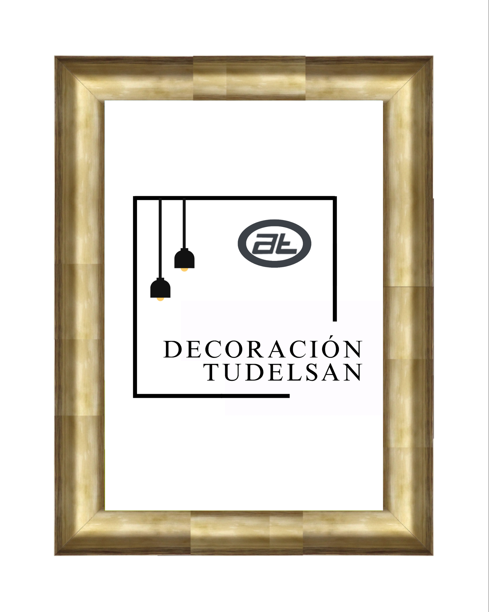 Moldura de Madera en Color Cobre 001036-