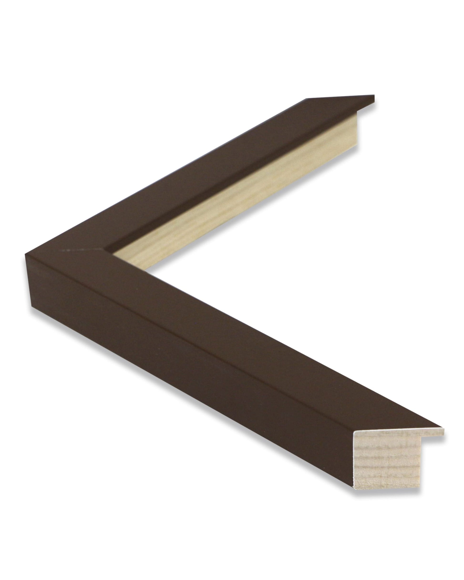 Marco Marrón – Calidez Atemporal con Toque Natural Ancho 25 mm