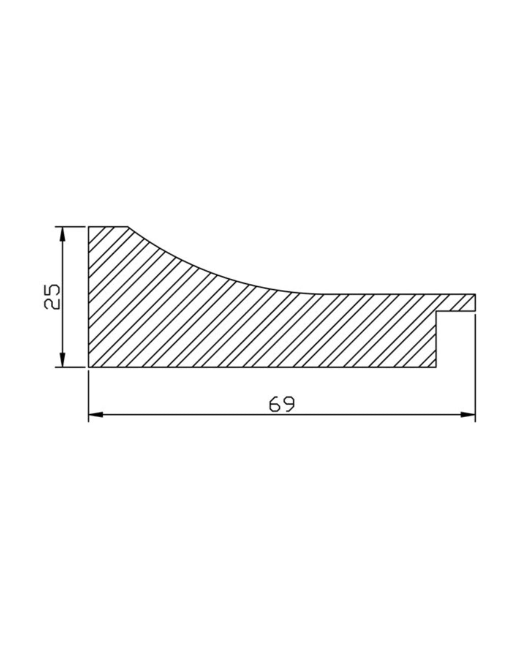 Marco Pomele con Oro Envejecido 00623G1/2482 – Textura