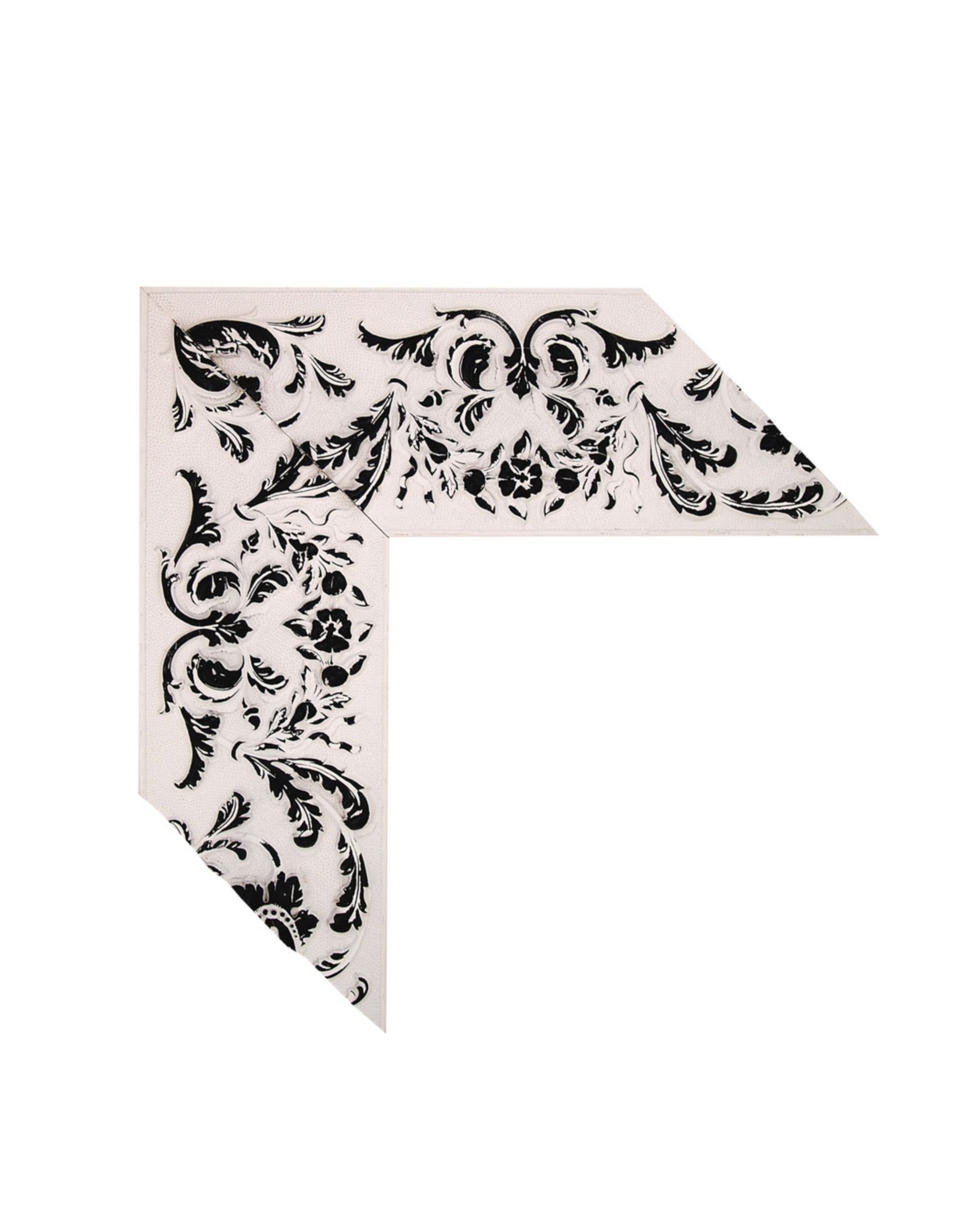 Marco Blanco con Hojas Negras00513G2/2584 – Delicadeza Natural