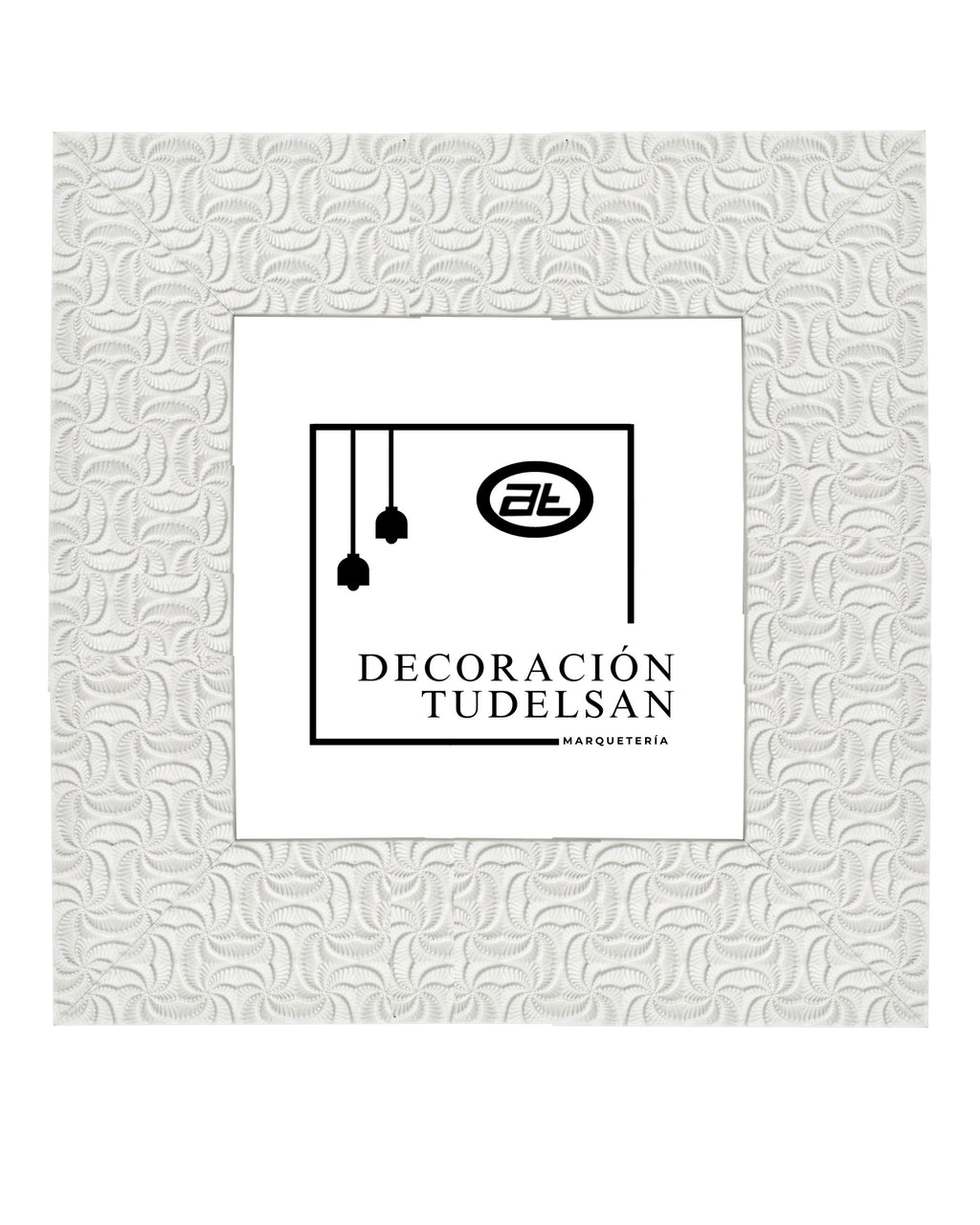 Moldura en Madera Acabado Blanco. Modelo 5133 BLANCO – Luminosidad Texturizada y Estética Contemporánea