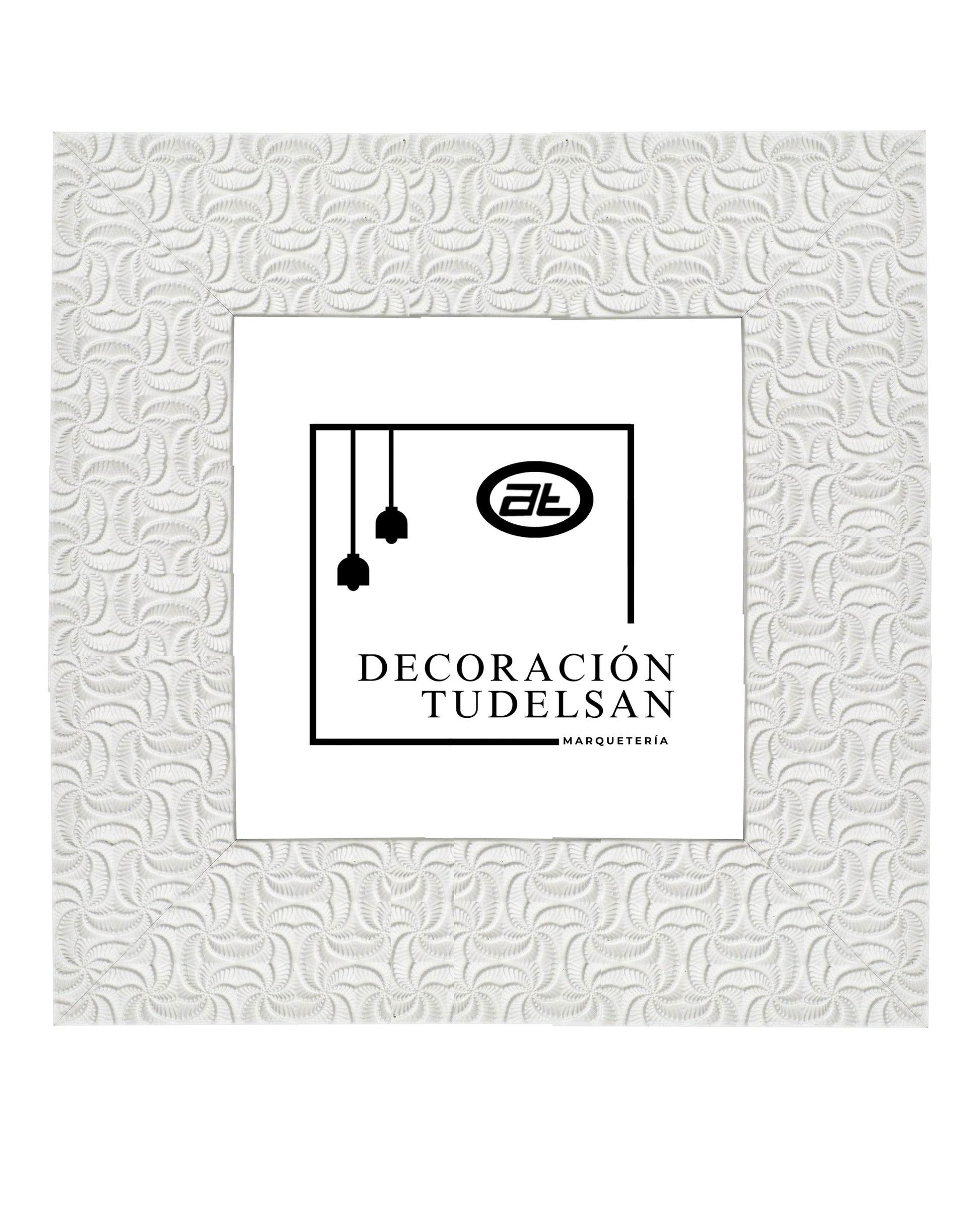 Moldura en Madera Acabado Blanco. Modelo 5133 BLANCO – Luminosidad Texturizada y Estética Contemporánea