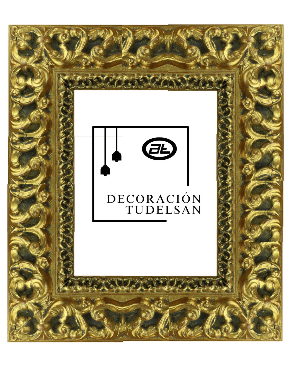 Moldura Clásica Dorada con Relieve – Ref. 5000 ORO