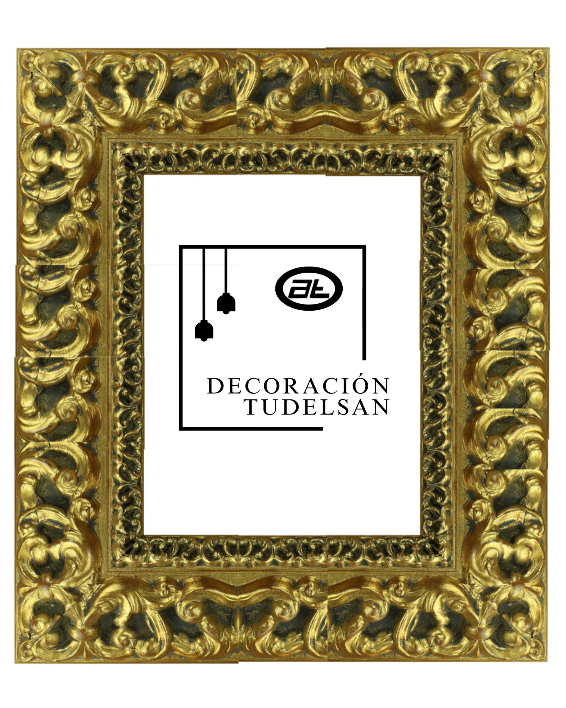 Moldura Clásica Dorada con Relieve – Ref. 5000 ORO