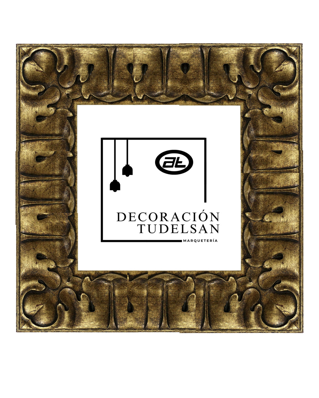 Moldura en Madera Acabado Bronce. Modelo 5105 BRONCE –  Artesanal        ( NO STOCK )