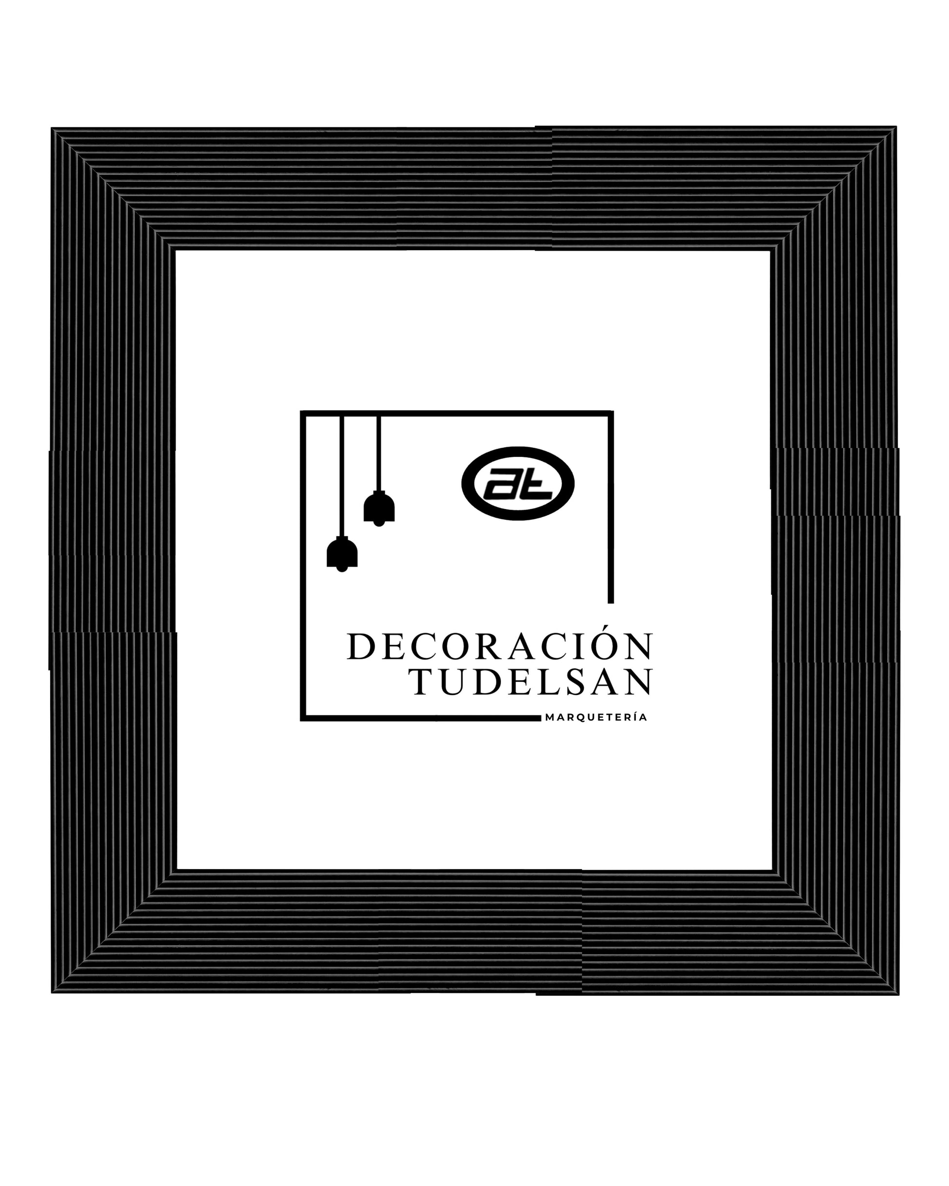 Moldura en Madera Acabado Negro. Modelo 5154 NEGRO – Modernidad Minimalista y Estilo Sobrio