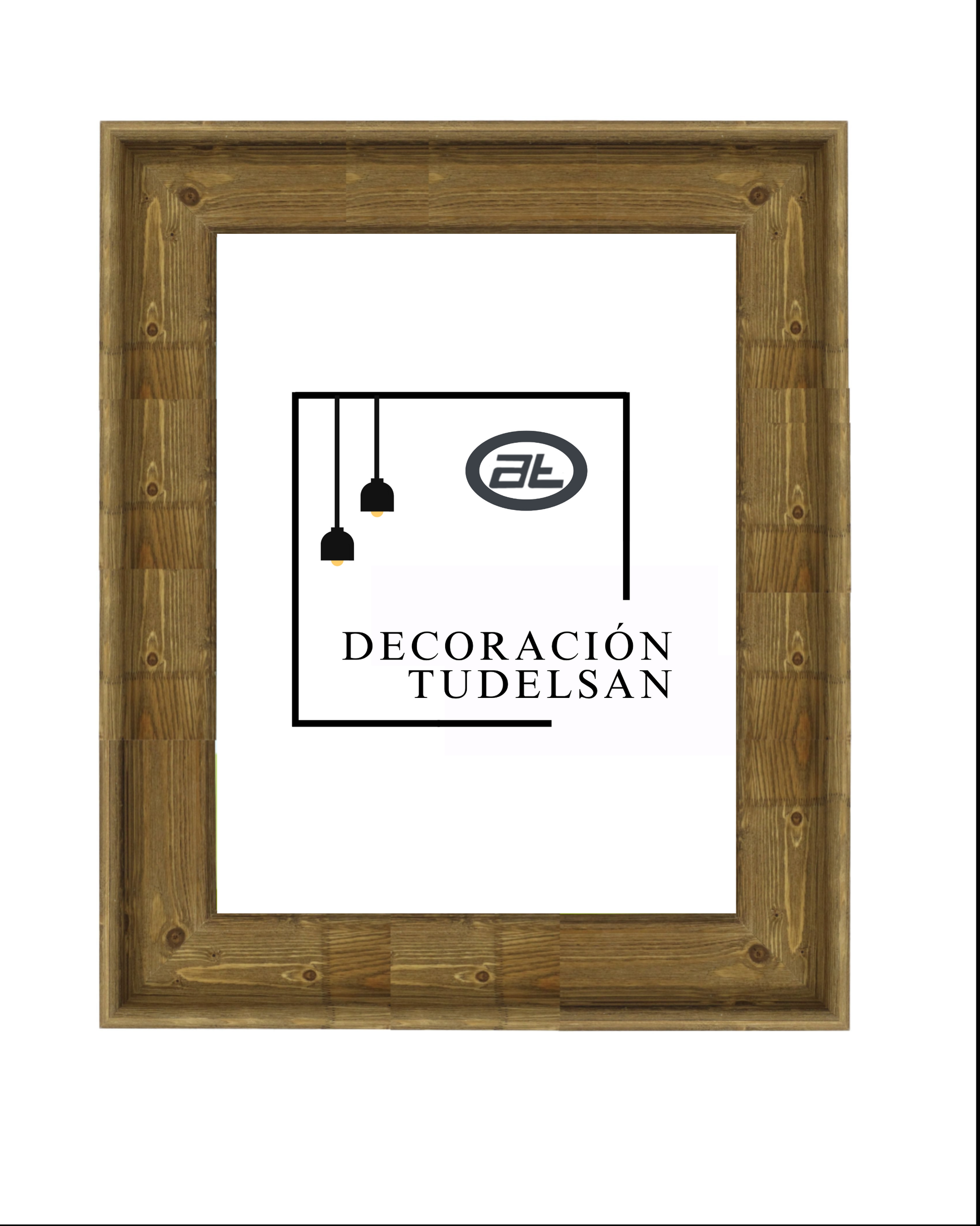 Marco de Madera Natural Modelo Roble 001074 –