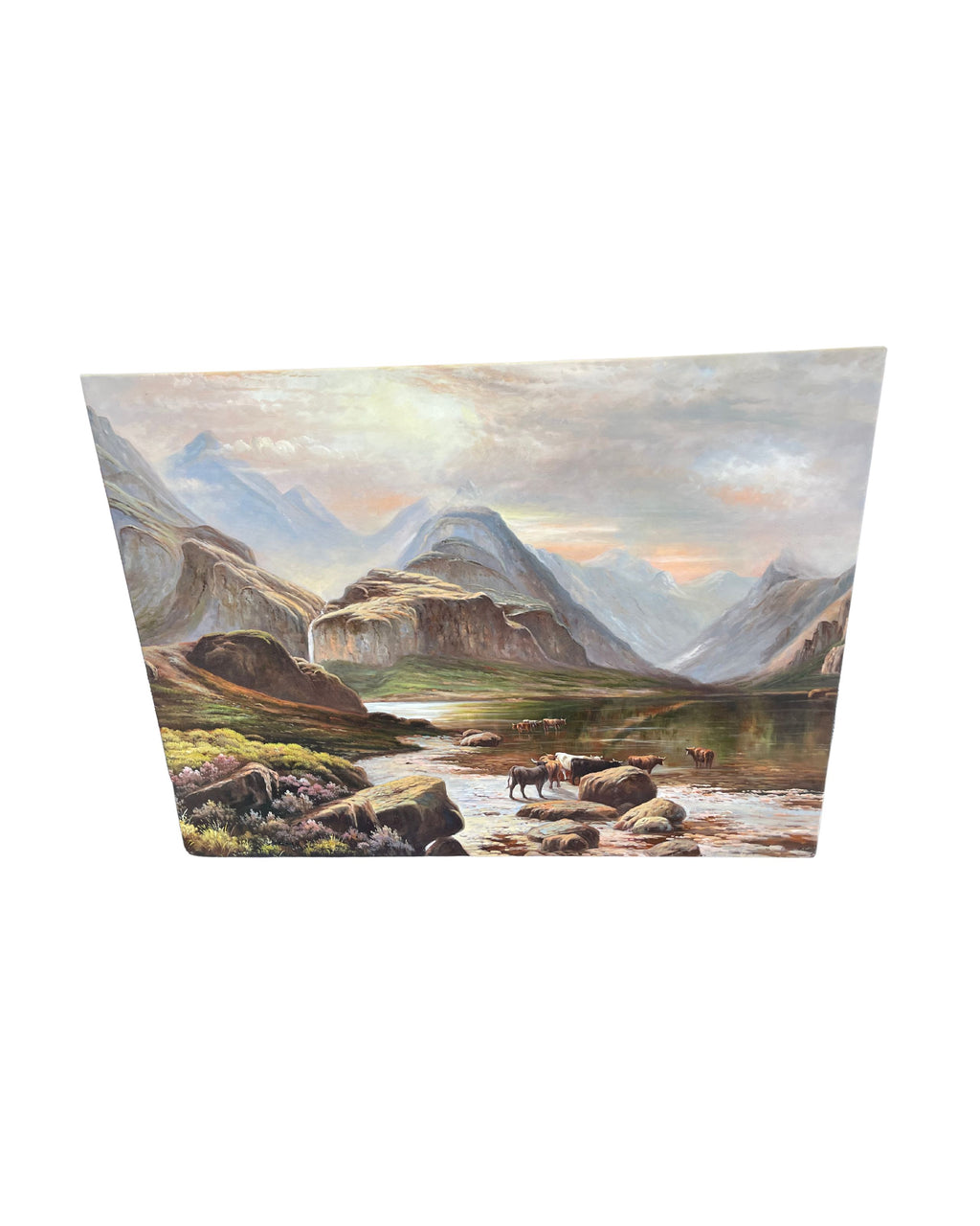 Pintura de Campo  – Tranquilidad Rural en un Paisaje Pintoresco