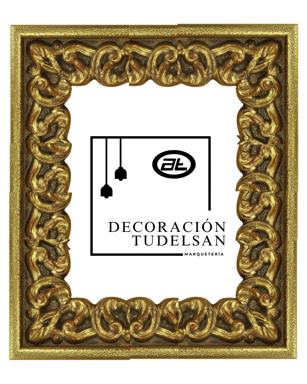 Moldura Dorada con Relieve Clásico – Ref. 5001 ORO