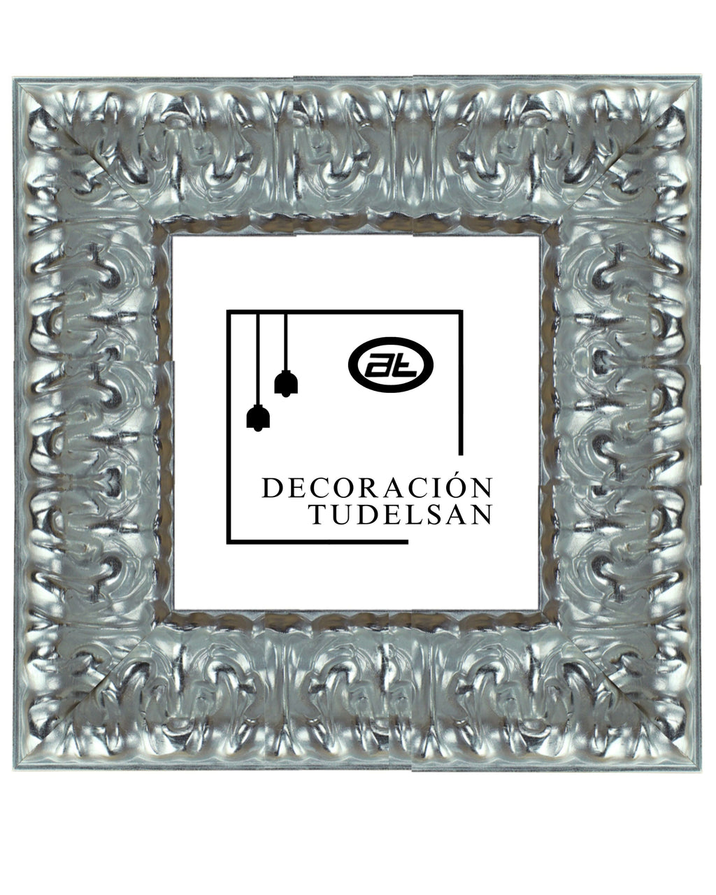 Moldura en Madera Acabado Plata. Modelo 5080 PLATA – Impacto y Carácter