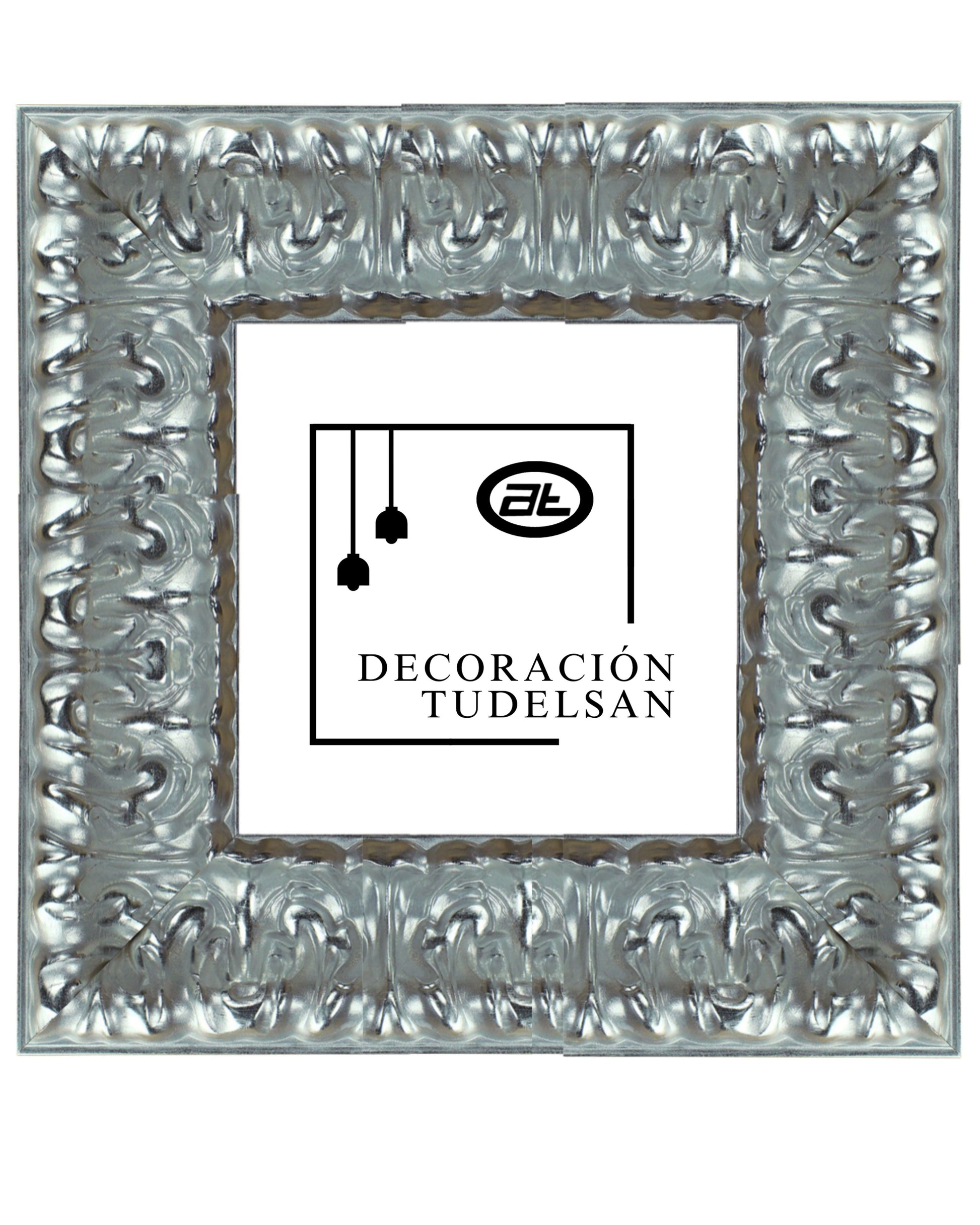 Moldura en Madera Acabado Plata. Modelo 5080 PLATA – Impacto y Carácter