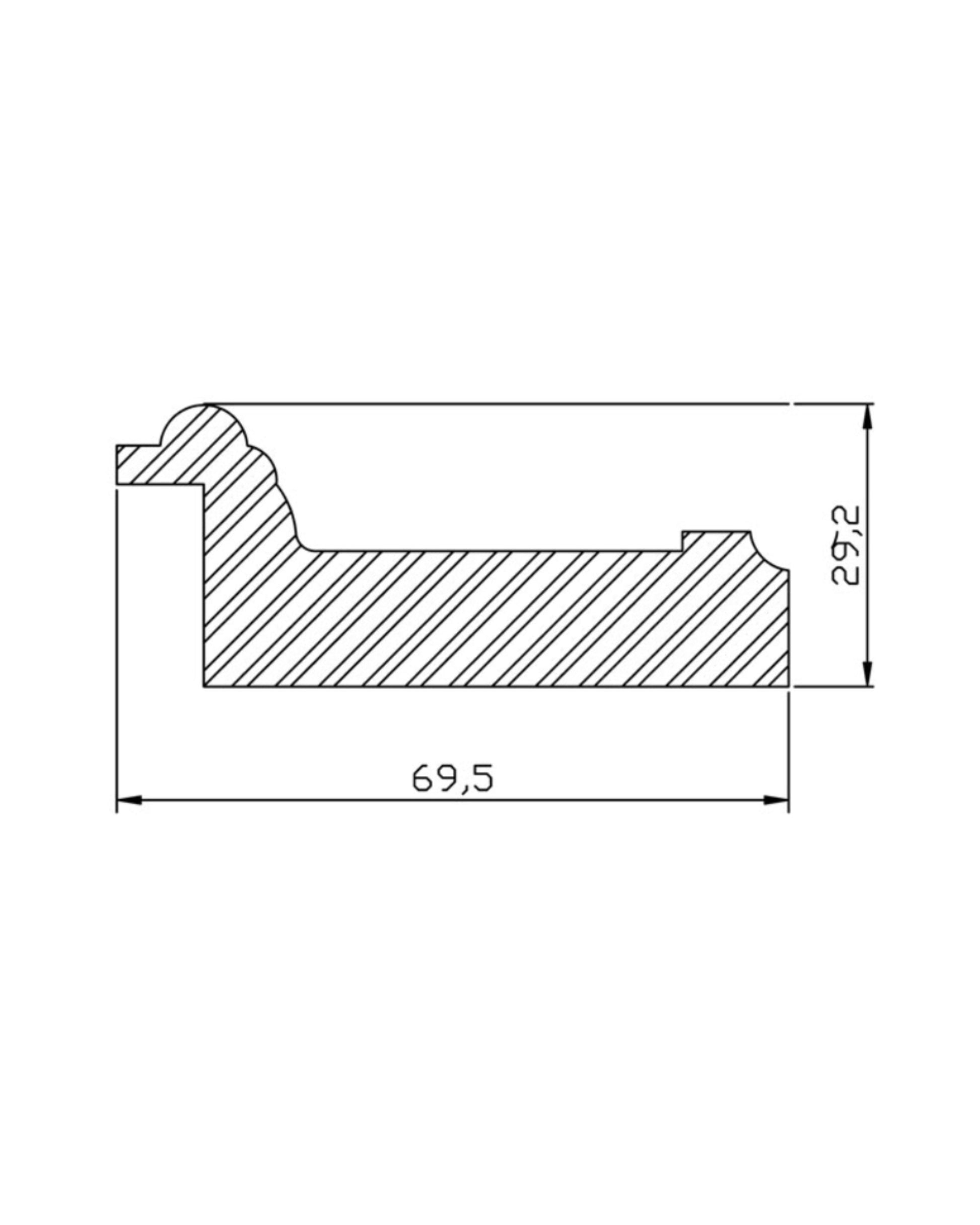Marco Dorado con Entrecalle Blanca 00222M0/0738 – Elegancia