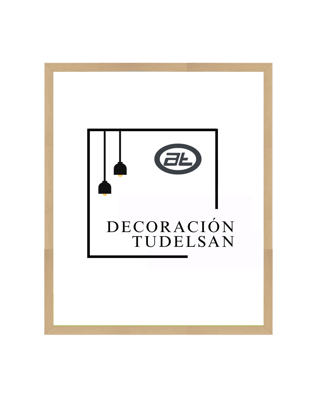 Marco madera Liso 001006 Haya – Minimalismo