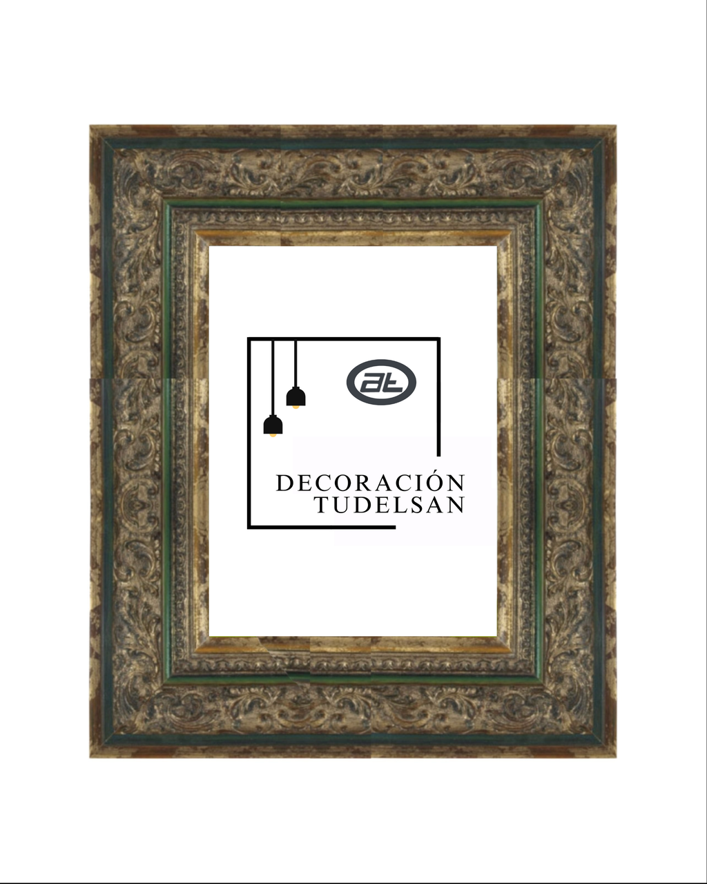 Marco Oro en Trozos con ambos Filos Verdes 00757G1/1432 –