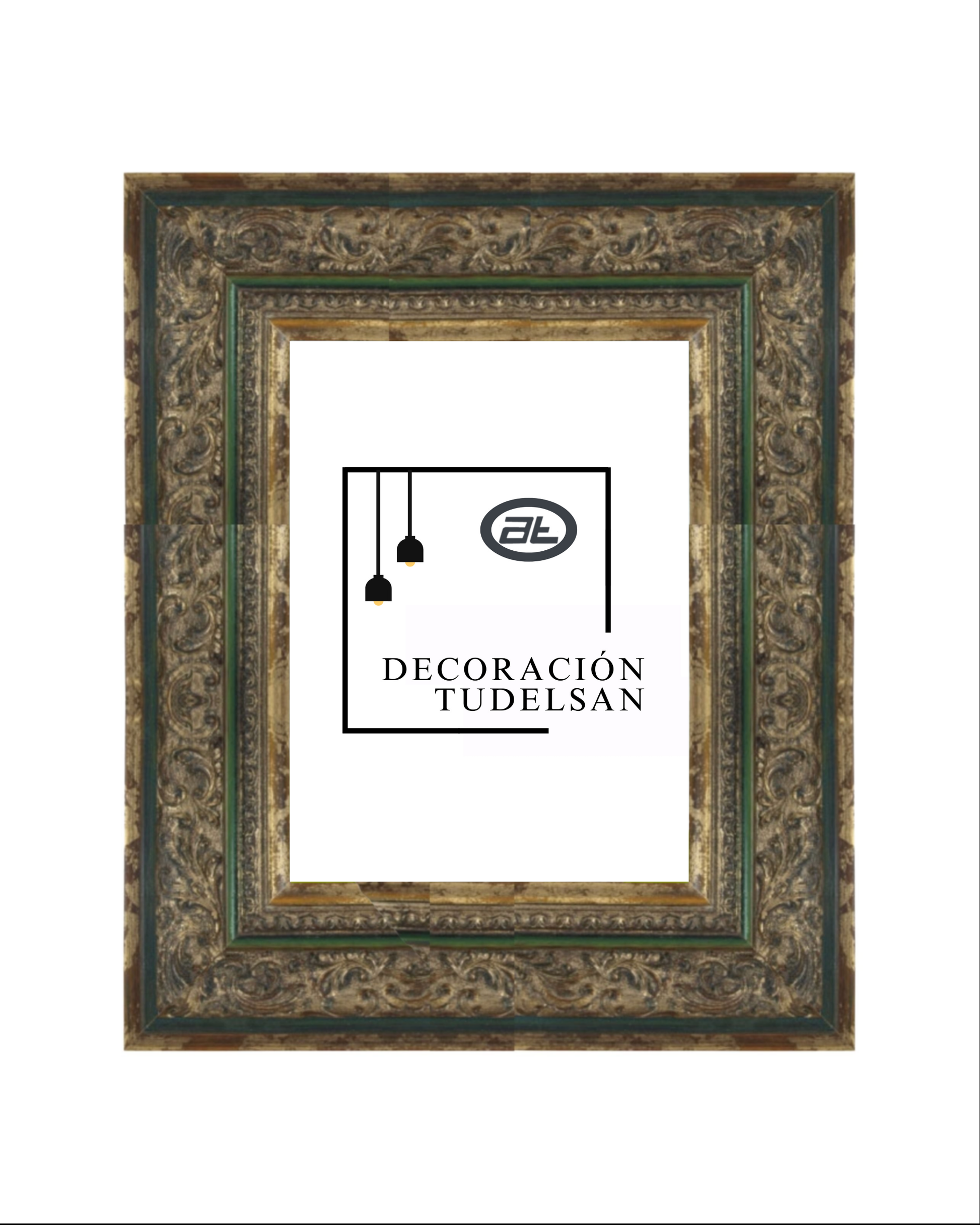 Marco Oro en Trozos con ambos Filos Verdes 00757G1/1432 –