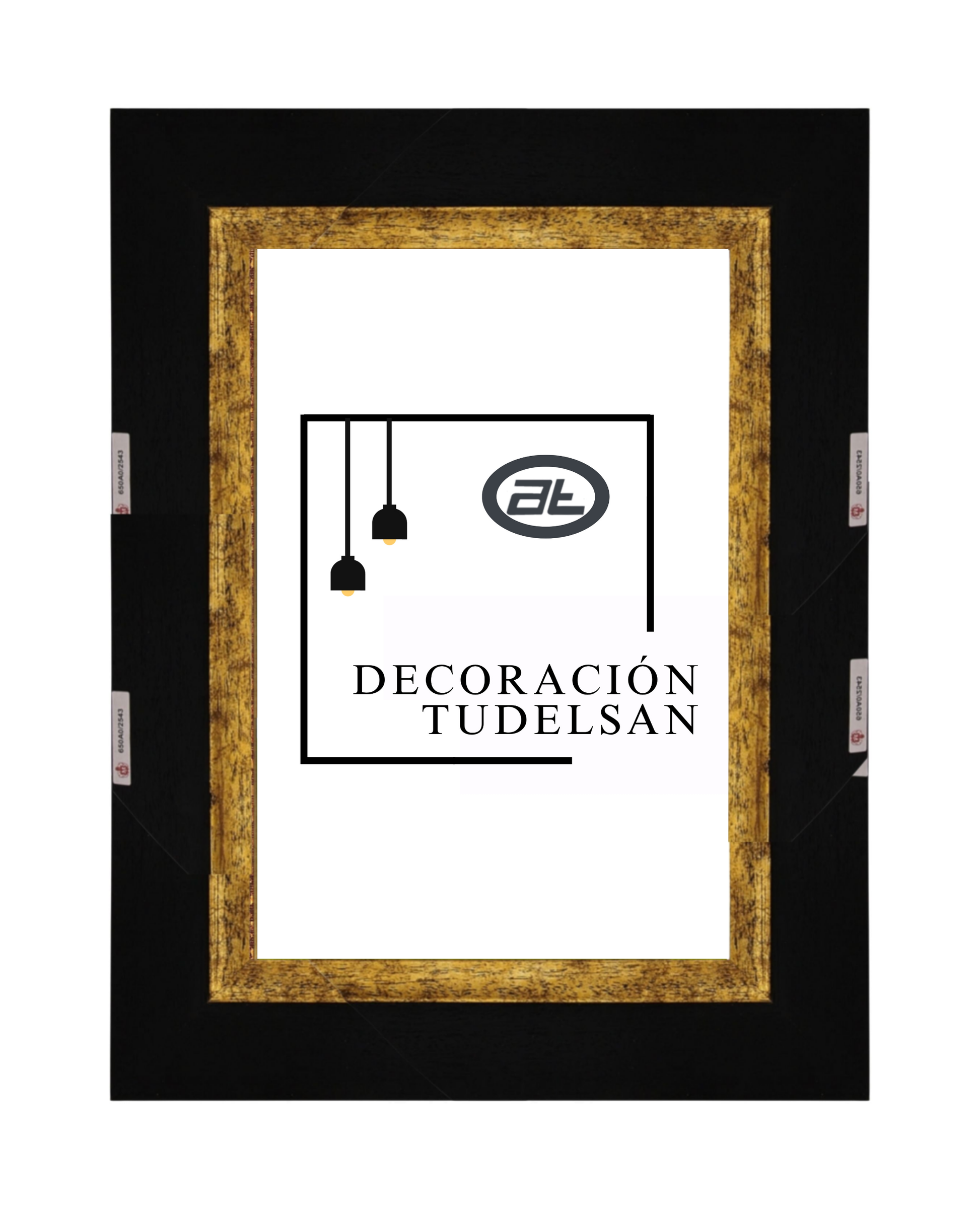 Marco Negro con Detalles filo oro  00650A0/2543 –
