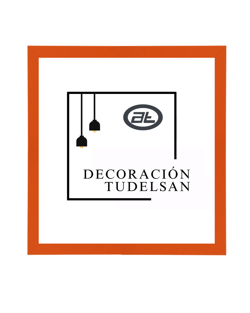 Marco modular en naranja 00533 –  Natural